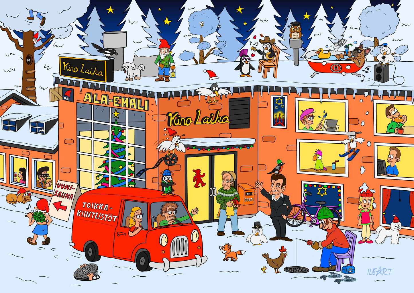 Postikortti Ala-Emali, Karkkila