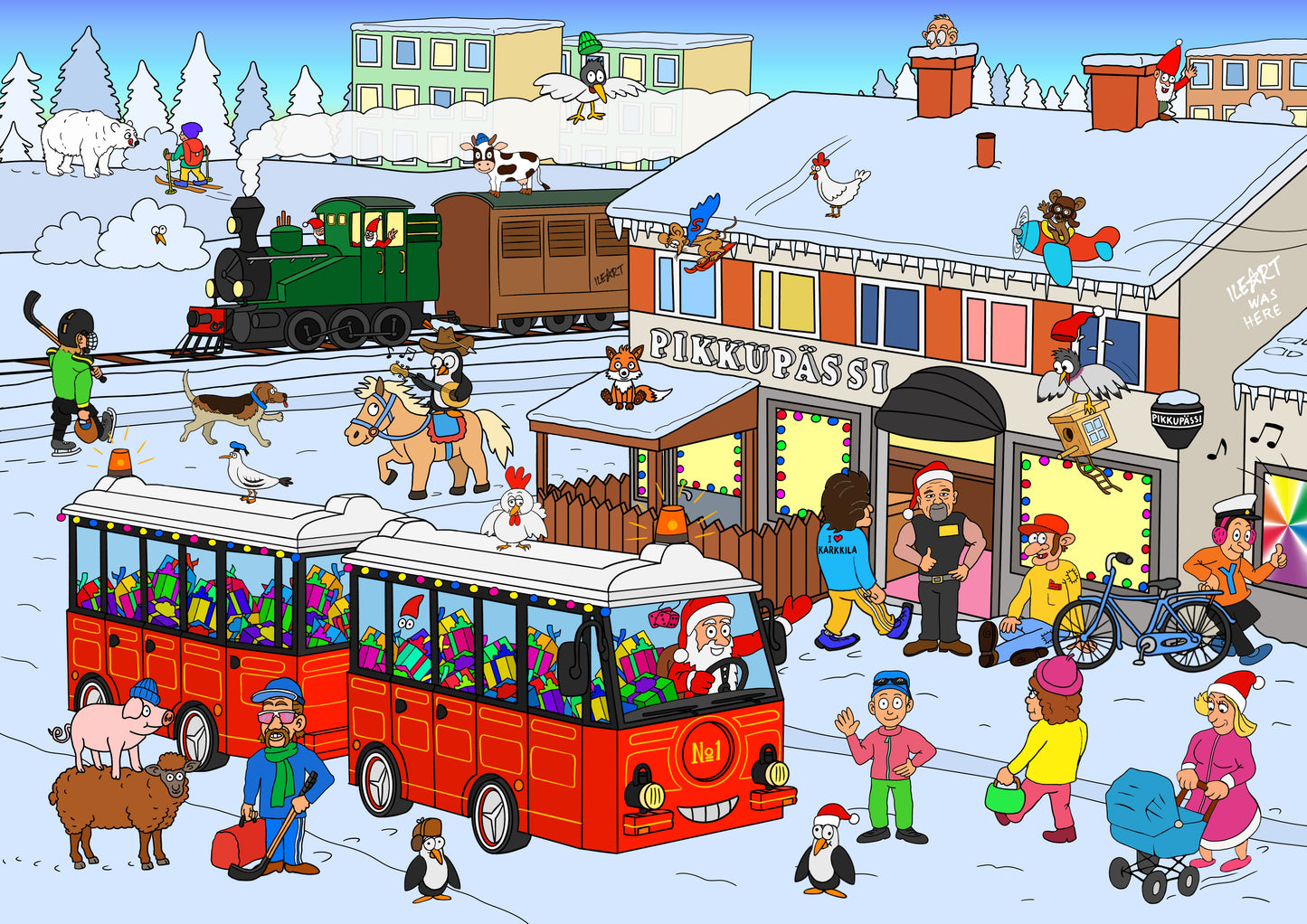 Postikortti Pikku Pässi, Karkkila