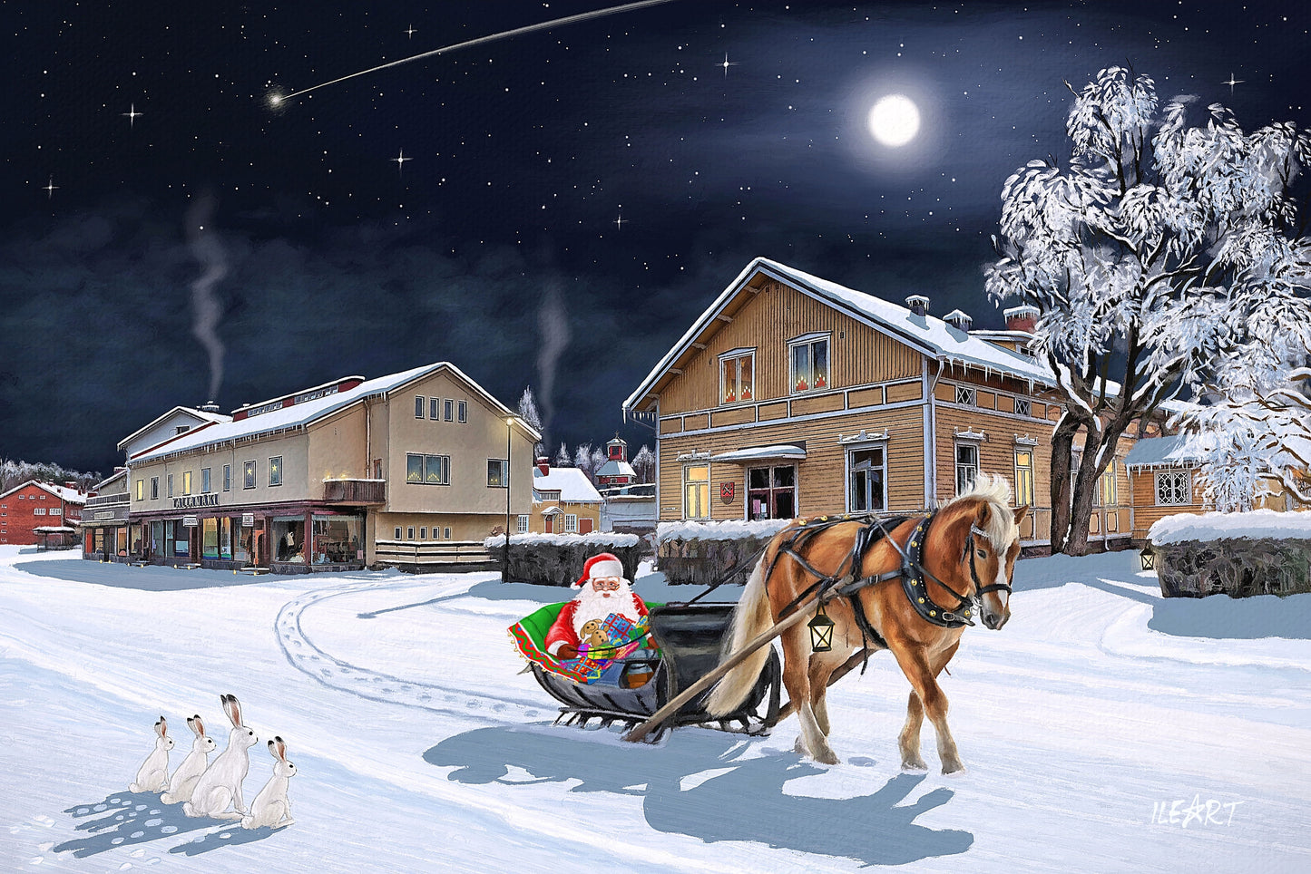 Joulukortti Toiveiden yö Takkointiellä, Karkkila