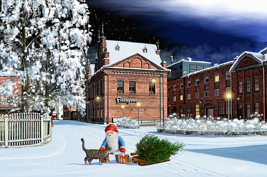 Joulukortti Finlayson, Tampere