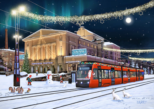 Joulukortti Hämeenkatu, Tampere