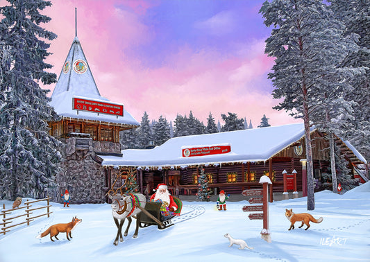 Joulukortti Joulupukin Pääposti, Rovaniemi