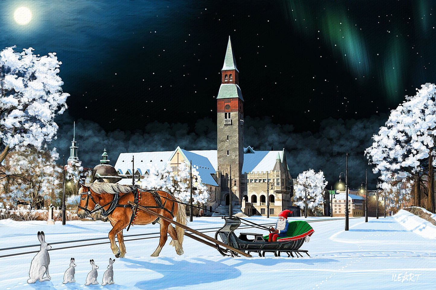 Joulukortti Kansallismuseo, Helsinki