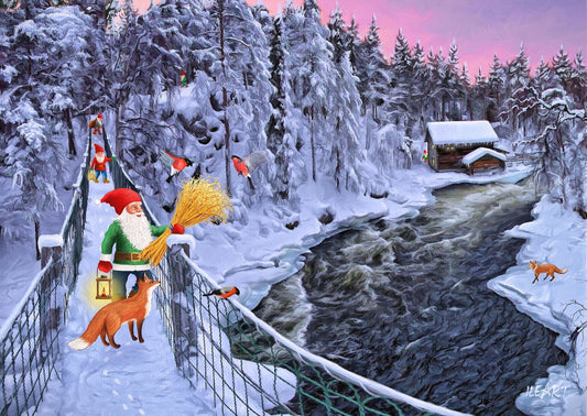 Joulukortti Myllykoski, Kuusamo