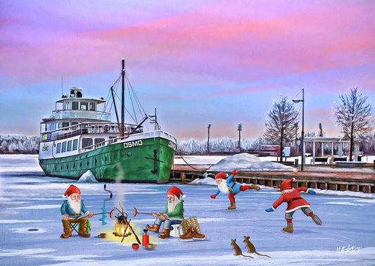 Joulukortti Osmo-laiva, Kuopio