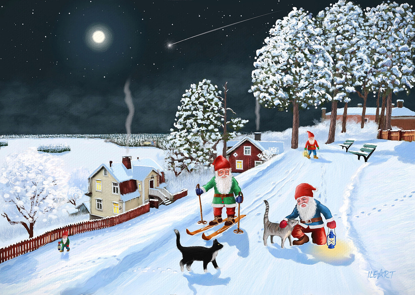 Joulukortti Pispala, Tampere