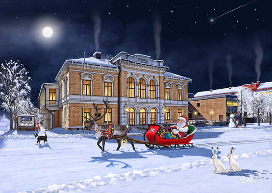 Joulukortti Porin Teatteri